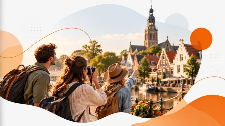 Reizigers ontdekken samen een sfeervolle stad en laten zien waar 1000 Plekken voor staat.